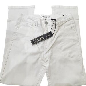 DG2 by Diane Gilman Women's White Skinny Jeans